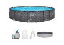 Каркасный круглый бассейн APX-365 Bestway, 671х132см, (561JZ)