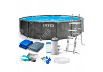 Intex 26742 Каркасный бассейн круглый 457х122см