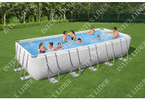 Бассейн каркасный 488х488х122 см Intex Prism Frame 28766
