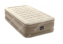 Intex 64426 Надувная кровать односпальная 99х191х46 см со встроенным насосом