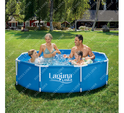 Laguna vista P20-0830 Круглый каркасный бассейн, 244х76 см   Бассейн на опорах 244х76 см  P20-0830