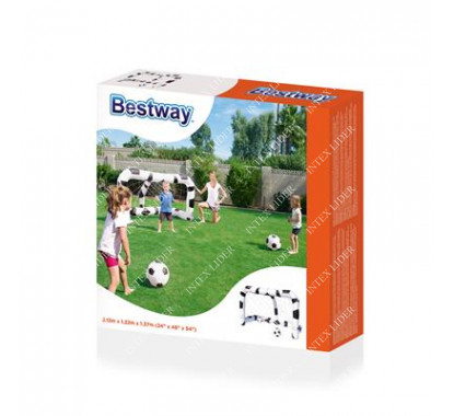 52058 Футбольные ворота Bestway + 2 мяча (213х117х125 см)