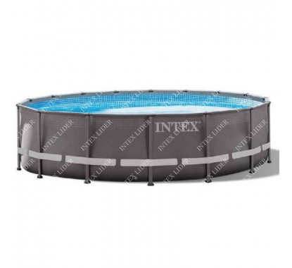 26334 Каркасный бассейн Ultra Frame 610х122см Intex+песч. фильтр 7900 л/ч