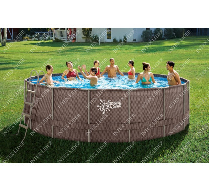 Р20-1652-Z Бассейн каркасный Summer Escapes 488х132см P20-1652-Z / P20-1652-B