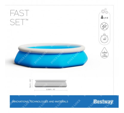 57266 Надувной бассейн 305x76 BestWay