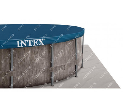 Intex 26744 Каркасный бассейн круглый GreyWood, 549х122см