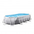 26798 Каркасный бассейн INTEX Prism Frame Pool Oval (овал) 6,10х3,05х1,22+фильтр-насос картр. 5678 л/ч
